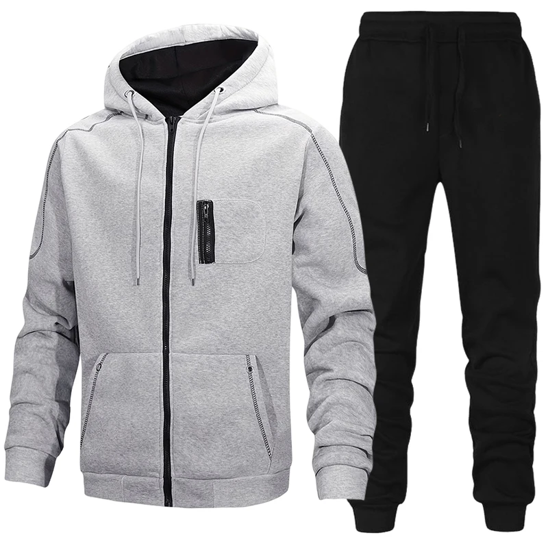 Winter Clothing Pk - Conjunto de Moletom Masculino Fashion, Casaco