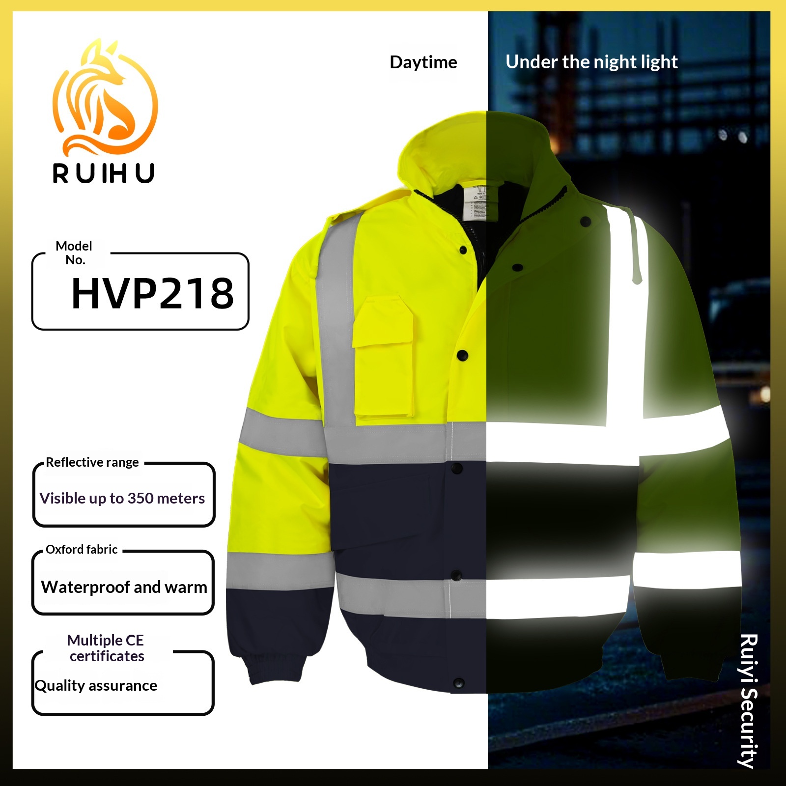 Winter Clothing Pk - Jaqueta Quente de Alta Visibilidade para
