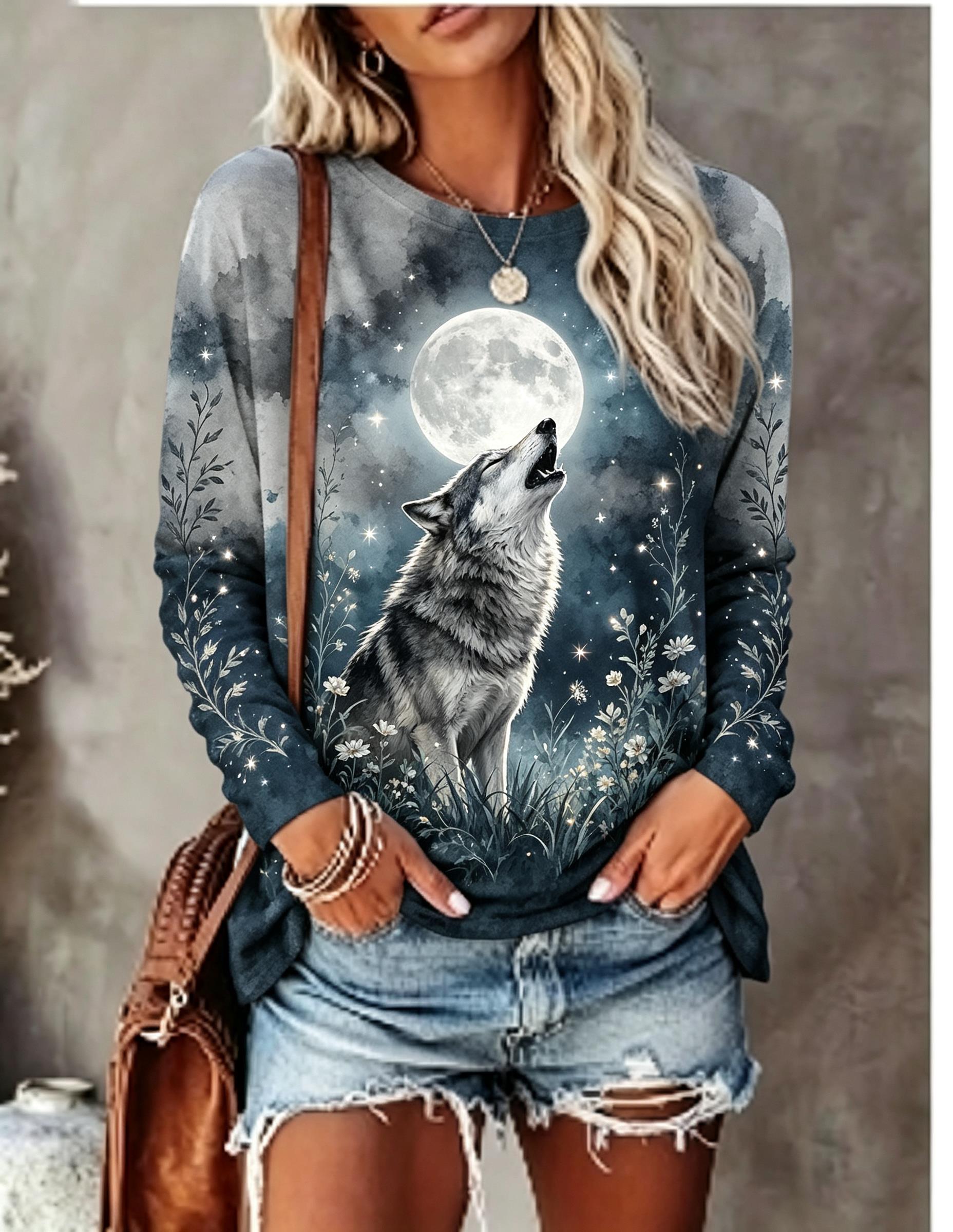 Winter Clothing For Women - Camiseta de manga comprida para mulher,