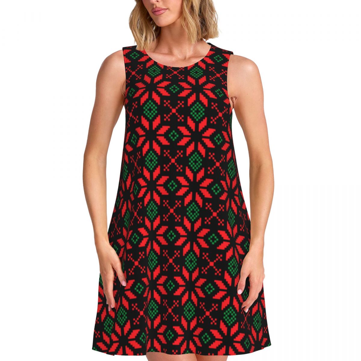 Vestido Casual Nórdico de Nata - Winter Clothing Gift Ideas avaliação e preço