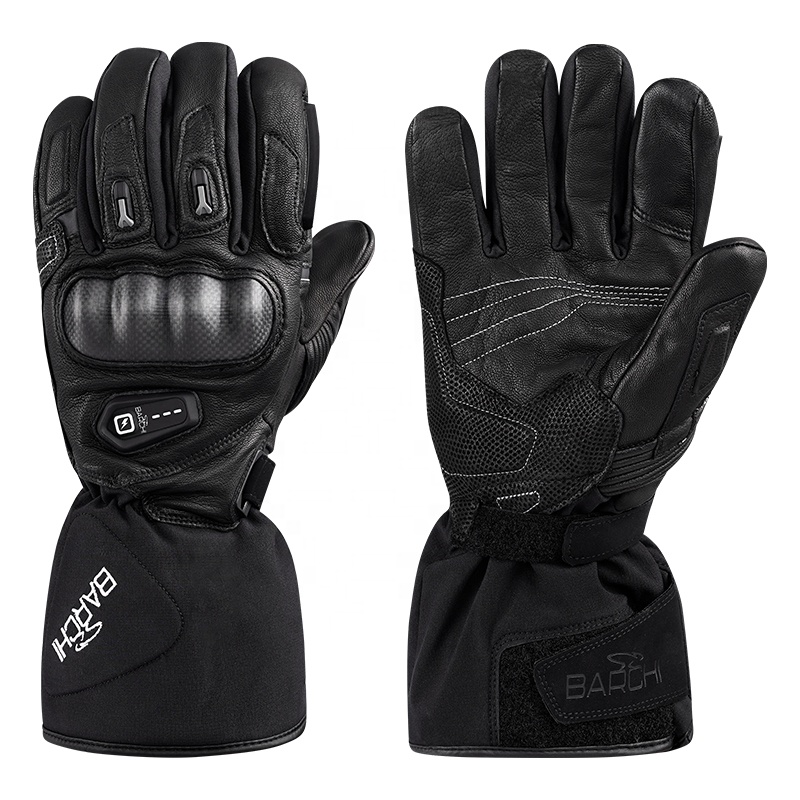 Luvas de motociclista de couro - Heated Gloves Electric avaliação e preço